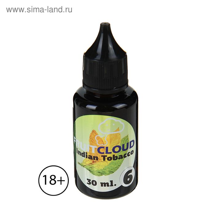 Жидкость для многоразовых ЭИ Fruit Cloud (New) Indian Tobacco, 6 мг, 30 мл - Фото 1