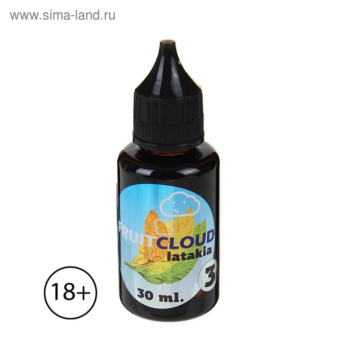 Жидкость для многоразовых ЭИ Fruit Cloud (New) Latakia, 3 мг, 30 мл - Фото 1