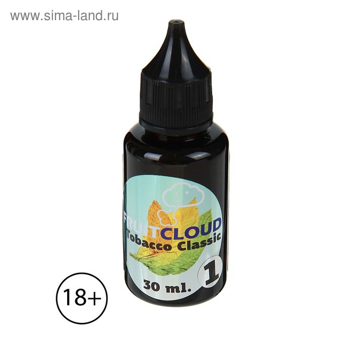 Жидкость для многоразовых ЭИ Fruit Cloud (New) Tobacco Classic, 1 мг, 30 мл - Фото 1