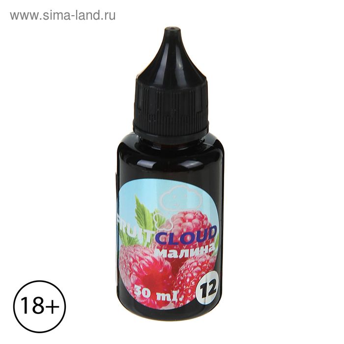 Жидкость для многоразовых ЭИ Fruit Cloud (New) малина, 12 мг, 30 мл - Фото 1