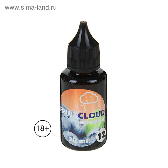 Жидкость для многоразовых ЭИ Fruit Cloud (New) черника, 12 мг, 30 мл - Фото 1