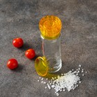 Мельница для специй, пластиковый механизм, 115 мл (45-80 гр), цвет жёлтый - Фото 5