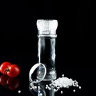 Мельница для специй, пластиковый механизм, 115 мл (45-80 гр), цвет прозрачный - Фото 4