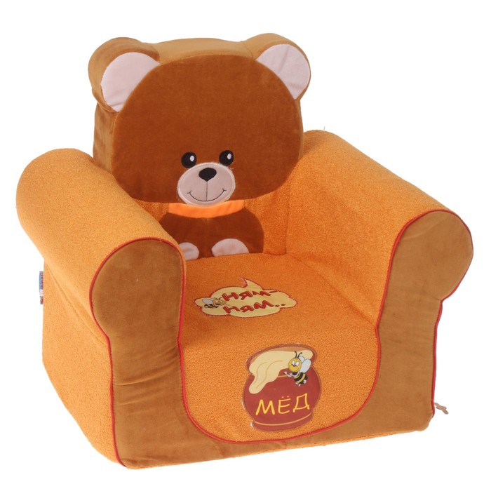 Мягкая игрушка «Кресло Медвежонок», цвета МИКС - фото 1906828533