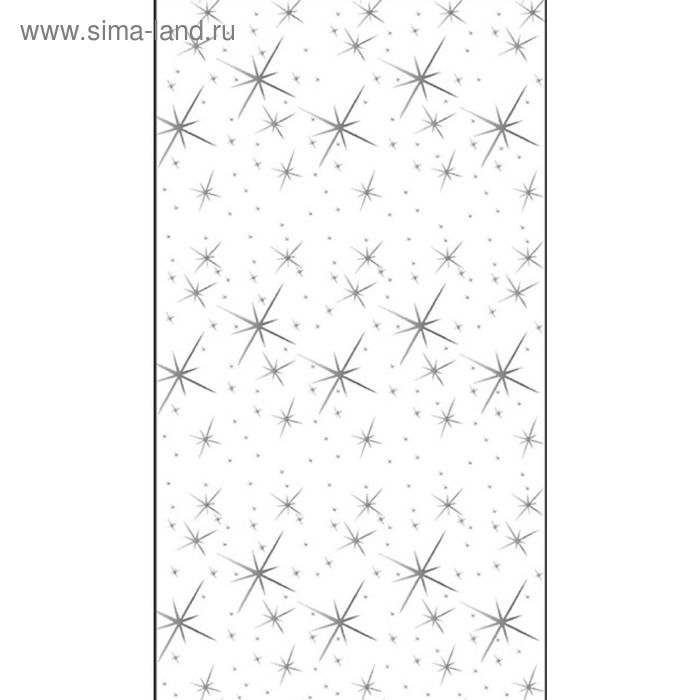 Стеновая панель ПВХ «Голография галактика», 2700×250 мм, цвет белый