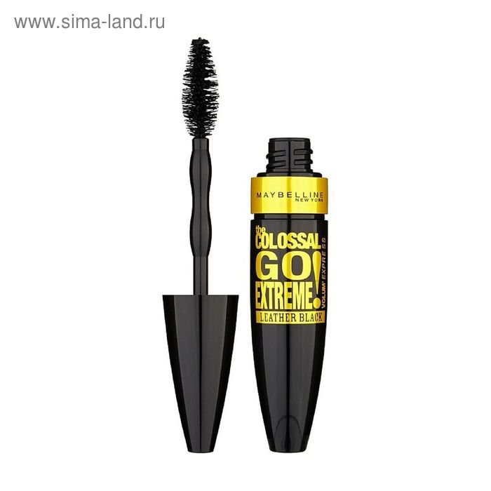 Тушь для ресниц Maybelline Volume Express Colossal Go Extreme, экстра чёрный - Фото 1