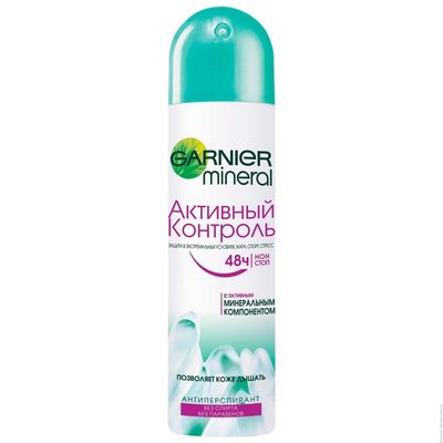 Антиперспирант Garnier Mineral «Активный контроль», аэрозоль, 150 мл