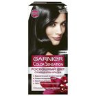 Крем-краска для волос Garnier Color Sensation, тон 1.0 драгоценный чёрный агат - фото 300454373