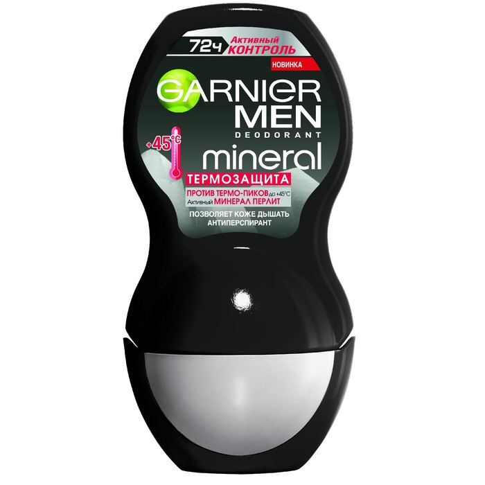 Антиперспирант Garnier Mineral Men «Термозащита», роликовый, 50 мл - Фото 1