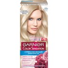 Крем-краска для волос Garnier Color Sensation, суперосветляющая, тон 101 платиновый блонд - фото 300454427