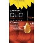 Крем-краска для волос Garnier Olia, тон 6.46 пылающий медный - Фото 1