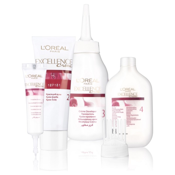 Крем-краска для волос L'Oreal Excellence Creme, тон 6.41, элегантный медный 14744