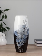 Ваза «Чёрно-белое настроение», 7.5×11×26 см, стекло - фото 58068733