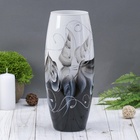 Ваза «Чёрно-белая роза», d=7.5 см, 11×26 см, стекло - Фото 4