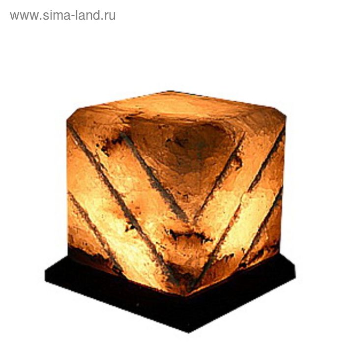Соляная лампа "Куб-арома" 1,5-2 кг - Фото 1
