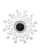 Часы настенные, серия: Ажур, "Листья и цветочки", плавный ход, 59 х 59 см - фото 809485476