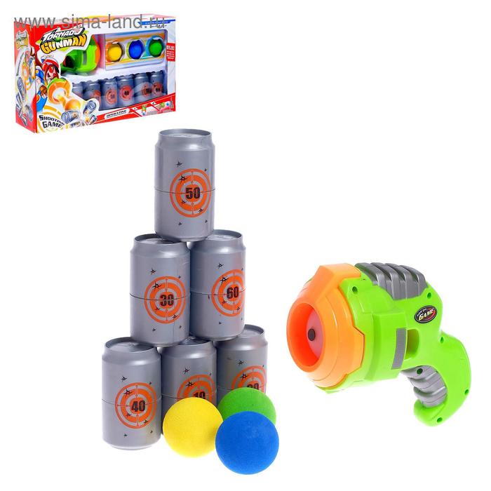 Игровой набор «Стрельба по баночкам» - Фото 1