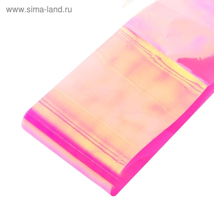 Фольга для ногтей "Битое стекло", 45см, цвет сладкая малинка - Фото 1