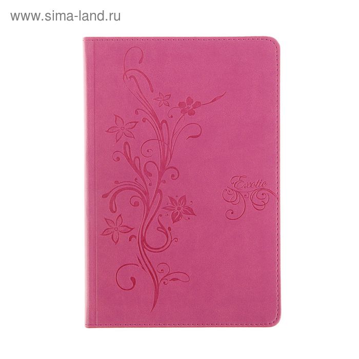 Ежедневник недатированный А5, 160 листов "Элегантный узор-8", кожзам, тиснение, ляссе - Фото 1