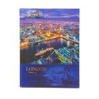 Ежедневник недатированный А6, 160 листов "Панорама Лондона", твердая обложка, глянцевая ламинация - Фото 1