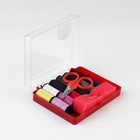 Швейный набор, 15 предметов, в пластиковой коробке, 8 × 5,5 × 2,5 см - Фото 5