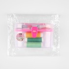Швейный набор, 33 предмета, в пластиковом контейнере, 12 × 6 × 7,5 см, цвет МИКС - Фото 8