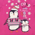 Джемпер для девочки "Пингвины", рост 104 см (54), цвет розовый - Фото 5