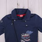 Куртка для мальчика "Маленький байкер", рост 86 см (52), цвет синий  ЮДД636258_М - Фото 3