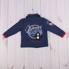 Куртка для мальчика "Маленький байкер", рост 86 см (52), цвет синий  ЮДД636258_М - Фото 7