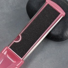 Пилка для пяток, металлическая/наждачная, двусторонняя, 17 см, МИКС - Фото 3