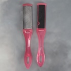 Пилка для пяток, металлическая/наждачная, двусторонняя, 17 см, МИКС - Фото 5