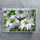 Часы-картина настенные, серия: Цветы, "Полевые ромашки", 25 х 35 см - фото 8496908