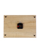 Часы=картина настенные, интерьерные «Красная роза на сером», бесшумные, 25×35 см 1639573