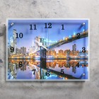 Часы настенные, серия: Город, "Бруклинский мост", 30х40 см - фото 319975112