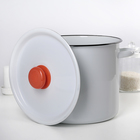 Кастрюля эмалированная, 5.5 л, d=24 см, цилиндрическая, цвет МИКС - Фото 5