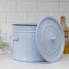 Бак эмалированный, 20 л, голубой - Фото 2
