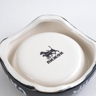 Миска для кошек «Пижон. КОТЭ», 200 мл, 13×4.5 см, керамика, чёрная - Фото 2