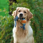 Игрушка тренировочная канатная, до 125 г, до 45 см, с мячом, цвет МИКС  (артикул 1513506)  большой выбор товаров оптом и в розницу по низким ценам с доставкой