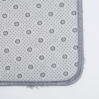 Набор ковриков для ванной и туалета Доляна «Плюшевый», 3 шт, 32×40, 40×50, 50×80 см, цвет серый - Фото 5