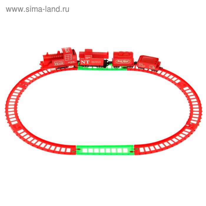 Железная дорога «Классик», протяжённость пути 1,14 м, цвета МИКС - Фото 1