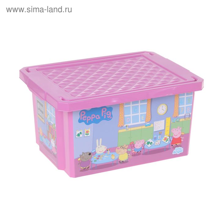 Ящик для игрушек "X-BOX. Свинка Пеппа" 17 л, цвет розовый - Фото 1