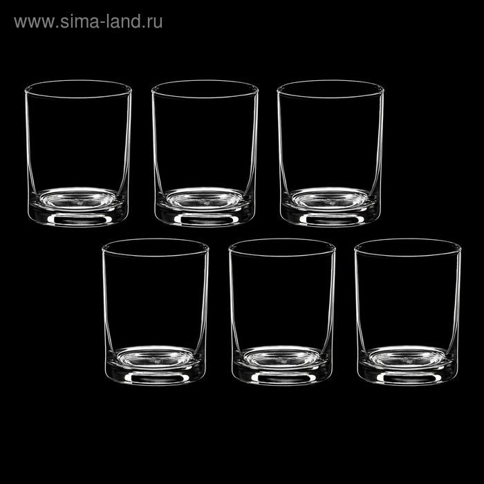 Набор стаканов стеклянных 285 мл "Рок", 6 шт - Фото 1