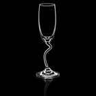 Набор бокалов стеклянных для шампанского 180 мл "Рассвет", 6х20 см, 6 шт - Фото 2