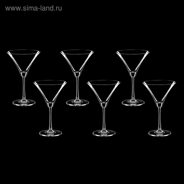 Набор бокалов стеклянных для коктейля 95 мл "Классик", 6 шт - Фото 1