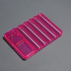 Подставка для маникюрных кистей, 5 секций, с палитрой, 10 × 7 см, цвет МИКС - Фото 3