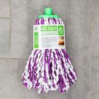 Насадка для швабры верёвочная Доляна, микрофибра, 100 гр, цвет МИКС - Фото 4