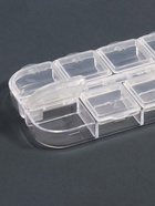 Органайзер для хранения мелочей, 12 ячеек с номерами, 13×5.3×1.3 см, прозрачный - Фото 3