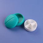 Таблетница «Pill Box», 4 секции, цвет МИКС - фото 9503567