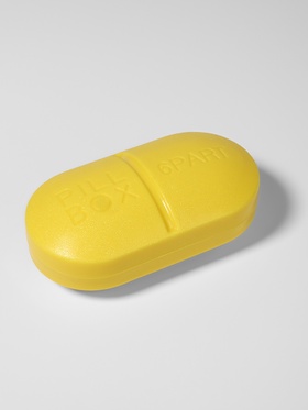 Таблетница «Pill Box», 6 секций, 10 ? 5,5 ? 3 см, цвет МИКС (комплект 2 шт)