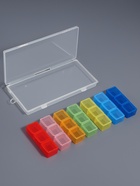 Органайзер для хранения мелочей, 21 ячейка, 19×8×2 см, МИКС - Фото 2